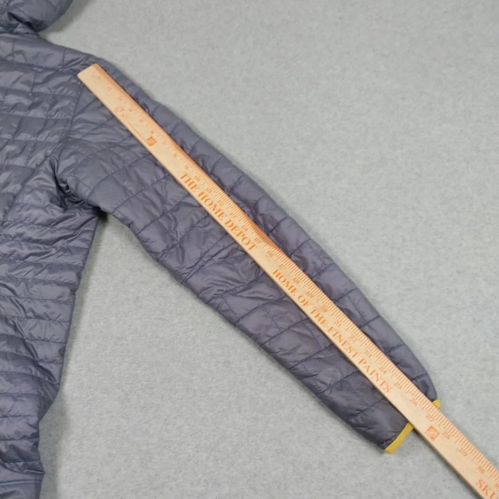 Patagonia Pullover Womens Large Gray Nano Puff Bivy Hoody Quilted 84196 Jacket